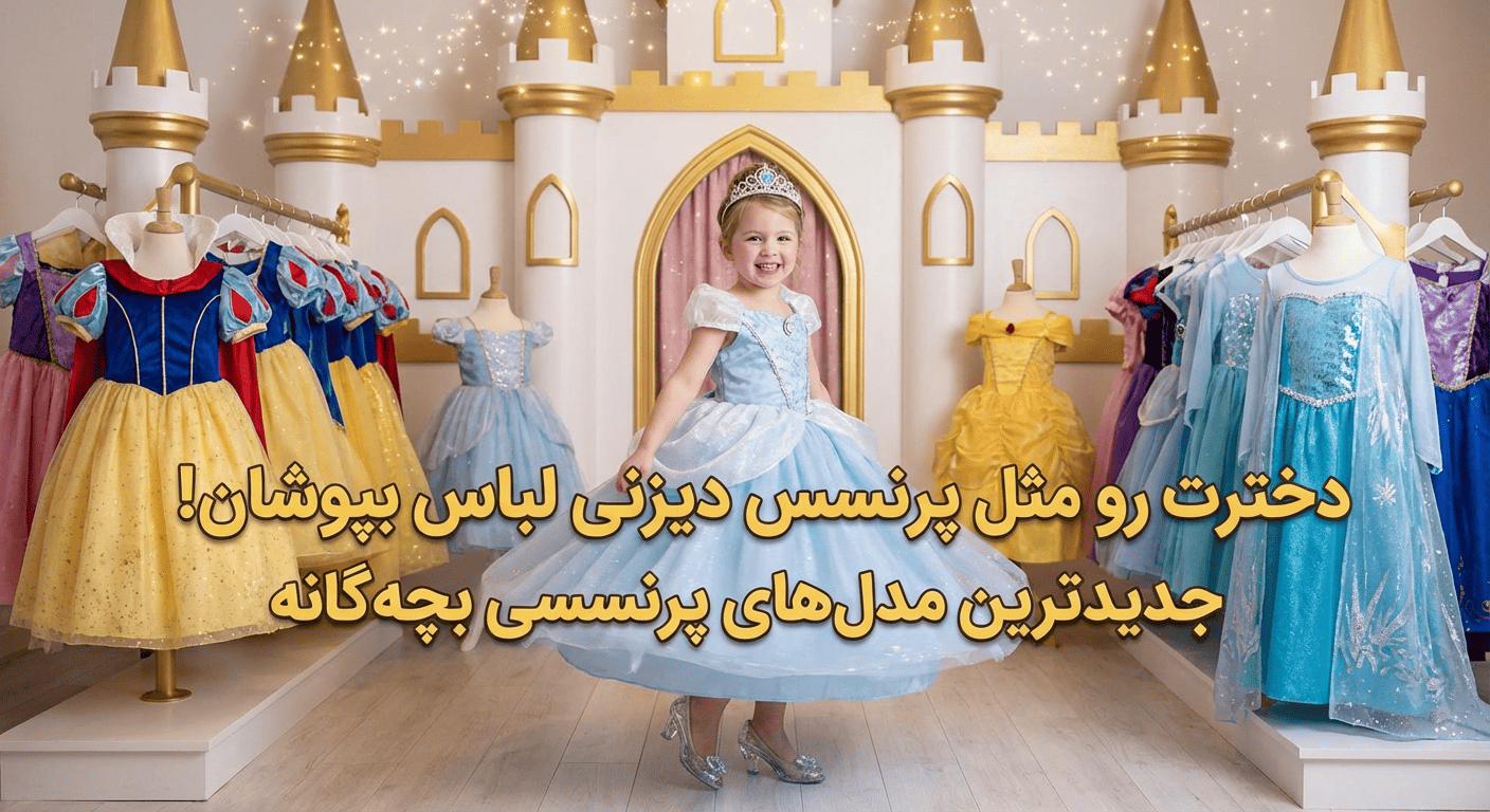 دخترت رو مثل پرنسس دیزنی لباس بپوشان! جدیدترین مدل‌های لباس پرنسسی بچه گانه