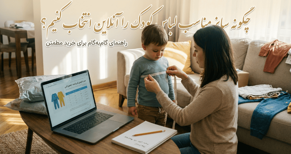 سایز لباس بچگانه