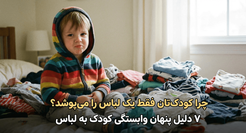 وابستگی کودک به لباس
