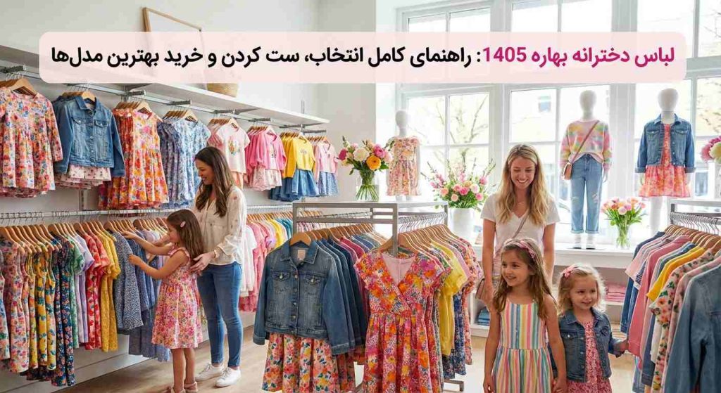 لباس دخترانه بهاره 1405: راهنمای کامل انتخاب، ست کردن و خرید بهترین مدل‌ها