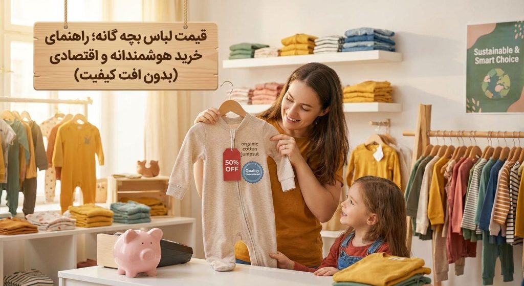 قیمت لباس بچه گانه؛ راهنمای واقعی برای خرید هوشمندانه و اقتصادی (بدون افت کیفیت)