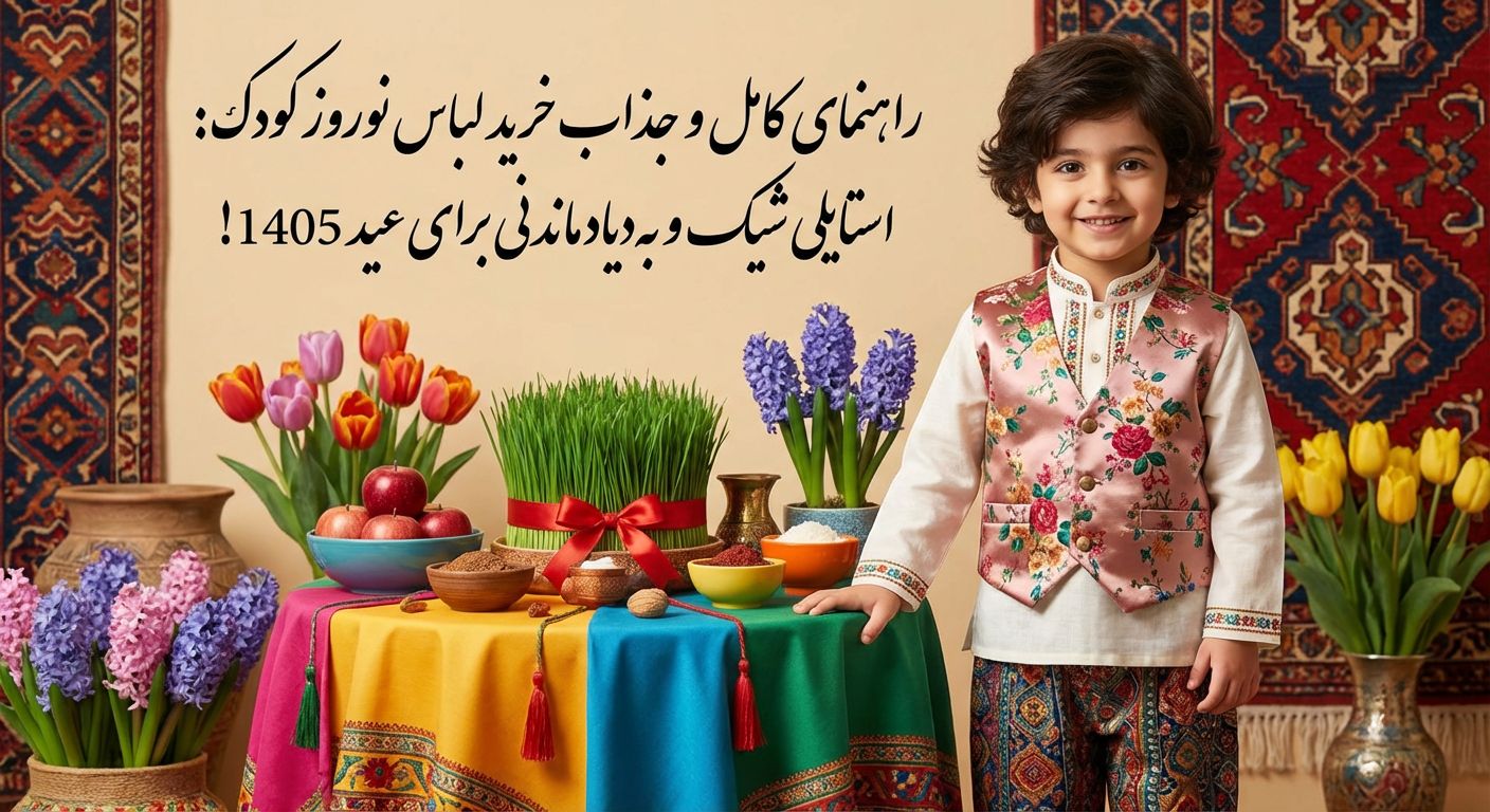 راهنمای کامل و جذاب خرید لباس نوروز کودک: استایلی شیک و به‌یادماندنی برای عید 1405!